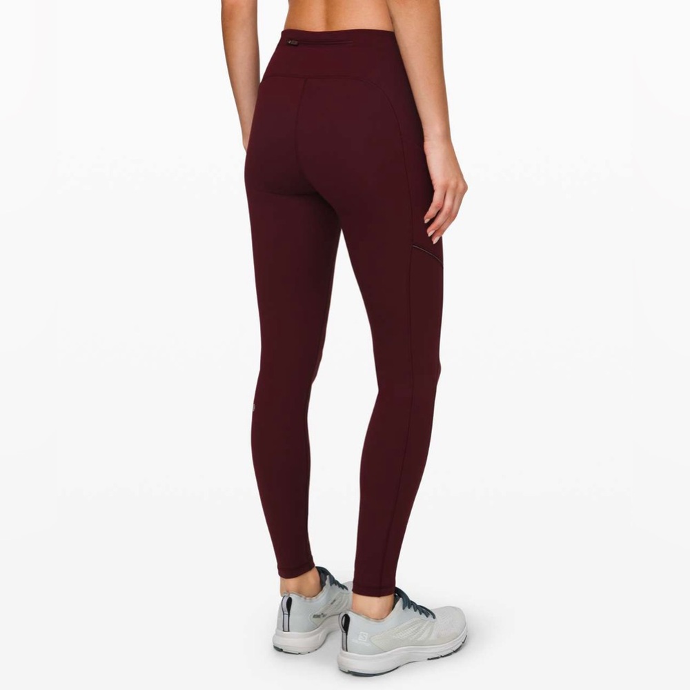 24. Lululemon Speed Up Tight 28" Garnet